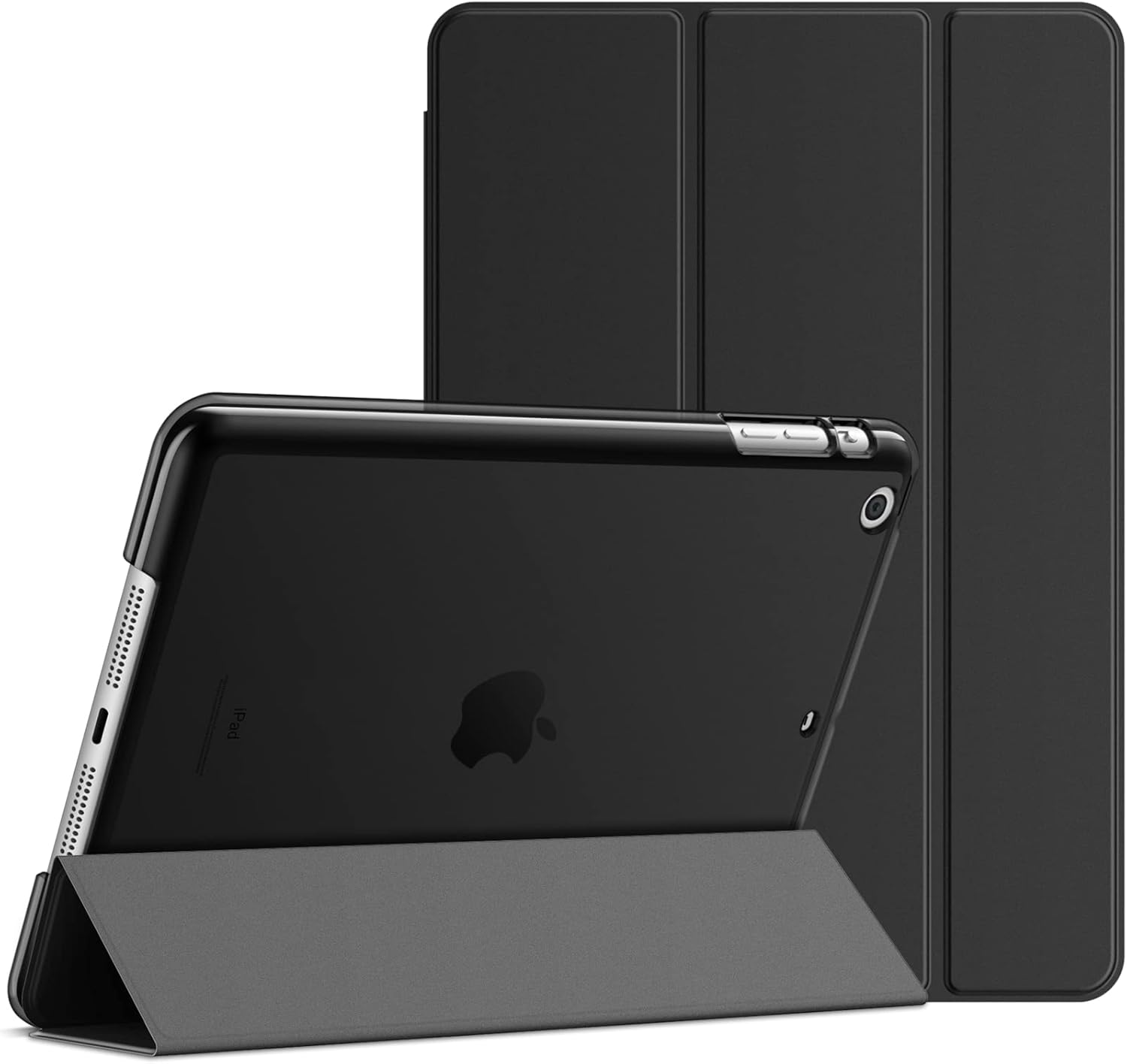 Case for iPad Mini 1 2 3 (NOT for iPad Mini 4), Smart Cover with Auto Sleep/Wake (Black)