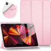 Case for iPad Pro 11 inch Case, Soft Smart Cover with Pencil Holder for iPad Pro 11-inch 4th/3rd/2nd/1st Generation (2022/2021/2020/2018 Released),Auto... PINK