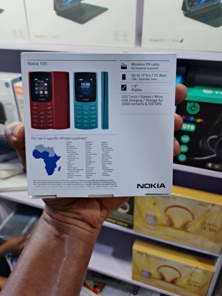 Nokia 105 Original – Dual SIM - 1.8" - 4MB RAM - 4MB ROM - 800mAh - Black - Image 3