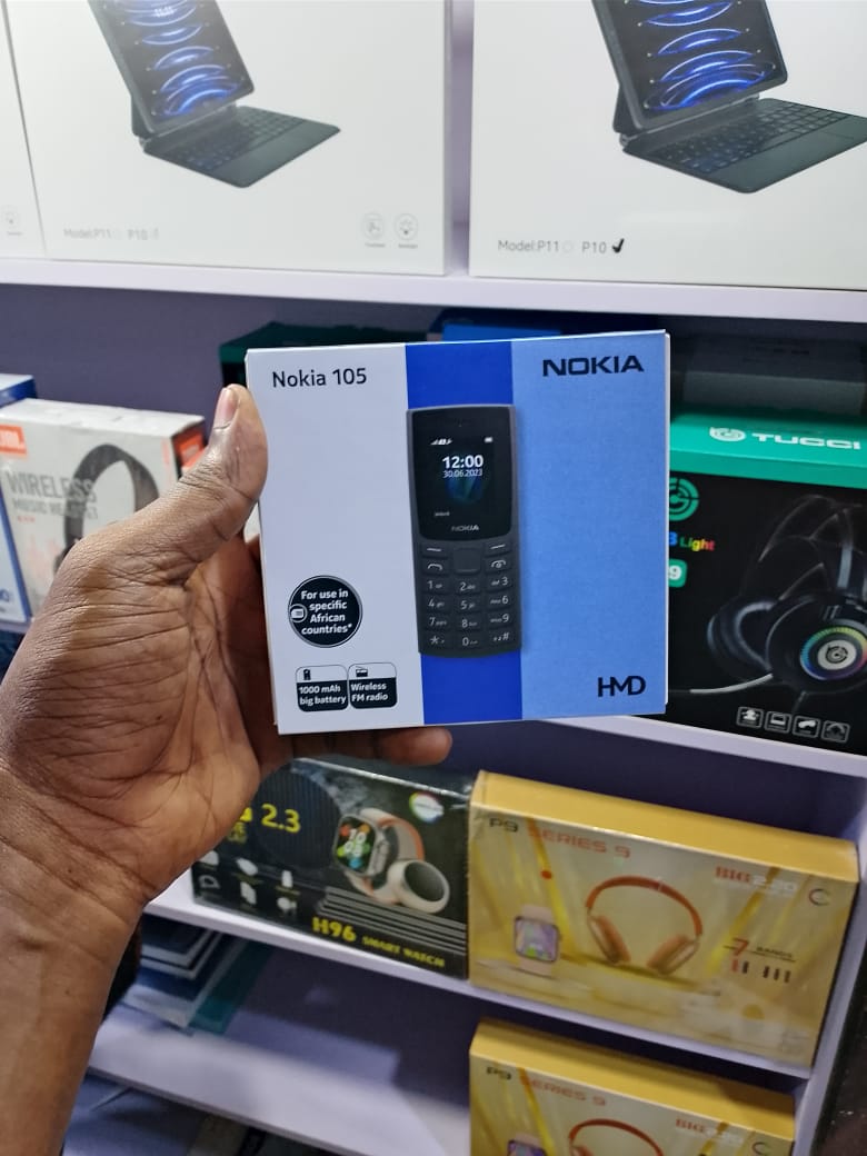 Nokia 105 Original – Dual SIM - 1.8" - 4MB RAM - 4MB ROM - 800mAh - Black