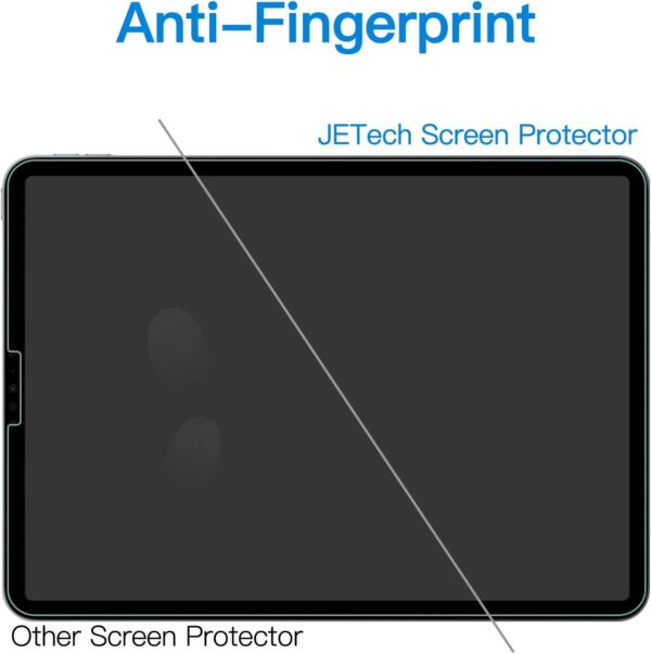 JETech Screen Protector for iPad Pro 11-Inch (2022/2021/2020/2018 Model), iPad Air 5/4 2022/2020 10.9-Inch, Face ID Compatible, Tempered Glass Film, 1-Pack