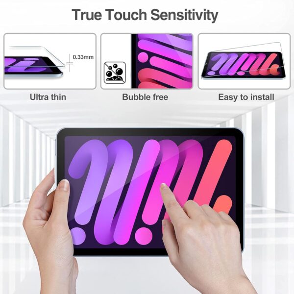 screen protector for ipad mini 6 7 -hkshopgh Screen Protector for iPad Mini 7 (A17 Pro) 2024 & Mini 6 2021 8.3 inch, Tempered Glass for iPad Mini 7th/6th Generation
