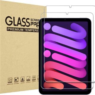 Screen Protector for iPad Mini 7 (A17 Pro) 2024 & Mini 6 2021 8.3 inch, Tempered Glass for iPad Mini 7th/6th Generation
