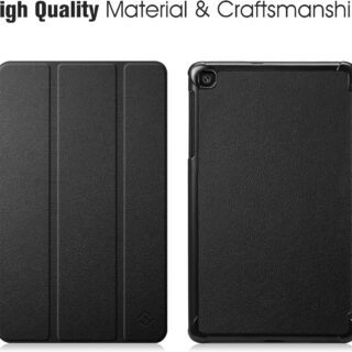 Black Case for Samsung Galaxy Tab A 8.4 (2020 Edition) – Slim Smart Stand Protective Cover