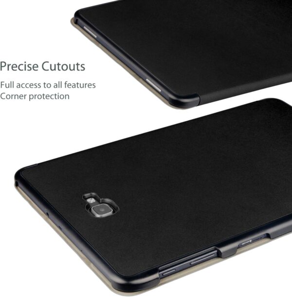 Black Case for Samsung Galaxy Tab A 10.1 (2016 Edition) – Slim Smart Stand Protective Cover