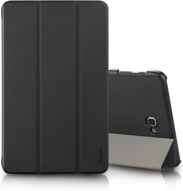 Black Case for Samsung Galaxy Tab A 10.1 (2016 Edition) – Slim Smart Stand Protective Cover