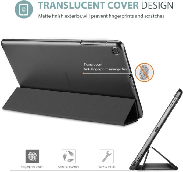 Black Case for Samsung Galaxy Tab A 10.1 (2019 Edition) – Slim Smart Stand Cover