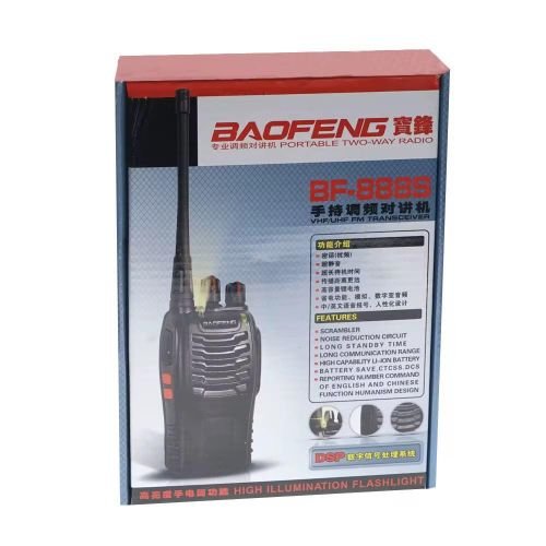 Baofeng BF-888S UHF Two-Way Radio Walkie Talkie (2-Piece Pack) – Long Range Wireless Communication Available in Ghana Baofeng BF-888S UHF Two-Way Radio Walkie Talkie (2-Piece Pack) – Long Range Wireless Communication