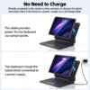Magic keyboards for iPads direct connection no bluetooth Direct Connection Magic Keyboard Case for iPad Pro 11-inch (M4 / M5) – Smart Connector (No Bluetooth)