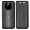 P9 Super Strong 40000mAh Power Bank HKSHOP GHANA 2 P9 Super Strong 40,000mAh Power Bank – High-Capacity Portable Charger with Inbuilt Charging Cables & LED Light Display