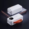 P9 Super Strong 40000mAh Power Bank HKSHOP GHANA 3 P9 Super Strong 40,000mAh Power Bank – High-Capacity Portable Charger with Inbuilt Charging Cables & LED Light Display