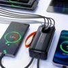 P9 Super Strong 40000mAh Power Bank HKSHOP GHANA 5 P9 Super Strong 40,000mAh Power Bank – High-Capacity Portable Charger with Inbuilt Charging Cables & LED Light Display