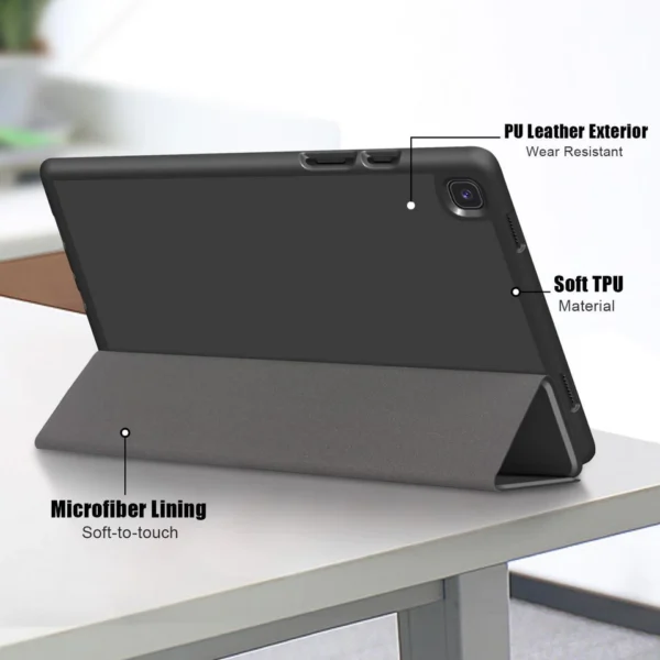Samsung Galaxy Tab S7 11-inch Smart Case with S-Pen Holder – Black Premium Protective Cover