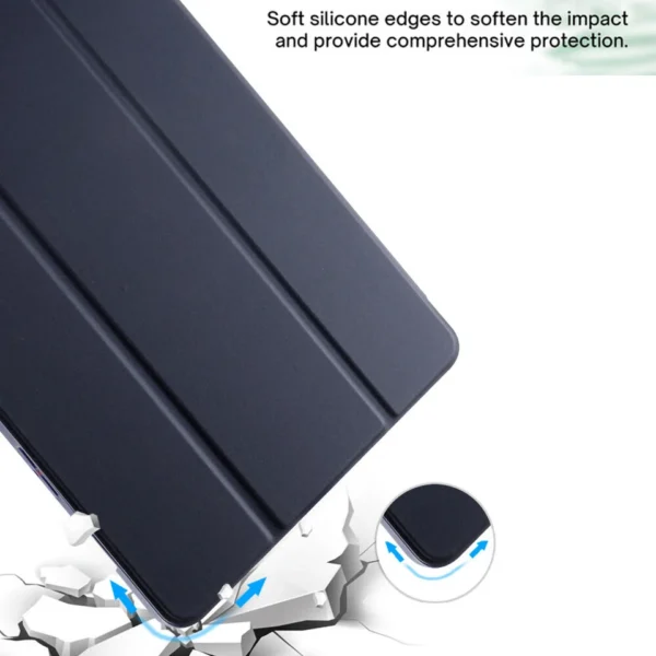 Samsung Galaxy Tab S7 11 inch Smart Case with S Pen Holder Black Premium Protective Cover Ghana 4 Buy the Samsung Galaxy Tab S11 Smart Case with S-Pen Holder from HKSHOP GHANA. Premium protective cover with auto sleep/wake, multi-angle stand, and fast delivery across Ghana.