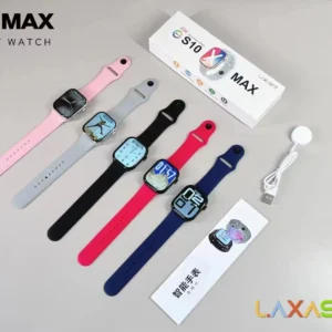 Upgrade your wrist game with the S10 Max Smart Watch, available now at HKSHOP GHANA. Boasting a massive 2.29" AMOLED HD display, seamless Bluetooth calling, and convenient magnetic wireless charging, this smartwatch keeps you connected, stylish, and active all day long.