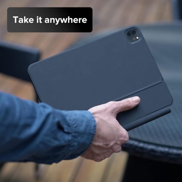 iPad Magic keyboard from HKSHOP GHANA 3 Direct Connection Magic Keyboard Case for iPad Air 13-inch (M2 / M3 / M4) – Smart Connector (No Bluetooth)
