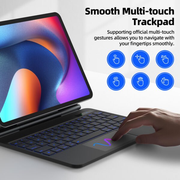 iPad pro m5 magic keyboard direct connection in Ghana Direct Connection Magic Keyboard Case for iPad Pro 12.9-inch (3rd, 4th, 5th & 6th Gen) – Smart Connector (No Bluetooth)
