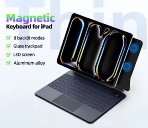 Direct Connection Magic Keyboard Case for iPad Air 13-inch (M2 / M3 / M4) – Smart Connector (No Bluetooth)