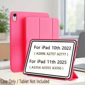 Pink Case for iPad 11th Generation A16 with Pencil Holder