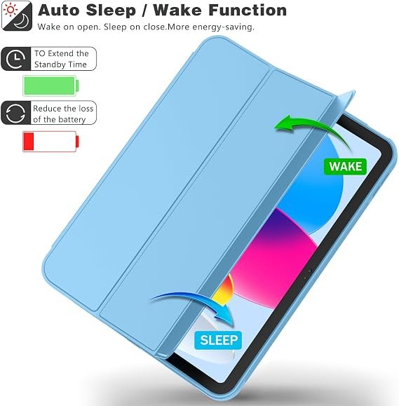 Sky Blue case for iPad 11th Generation A16 2025 3 Sky Blue iPad A16 11th Generation 2025 Case